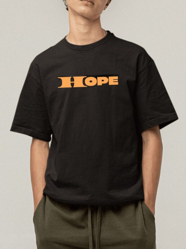 HOPE Men Black Oversized T-Shirt