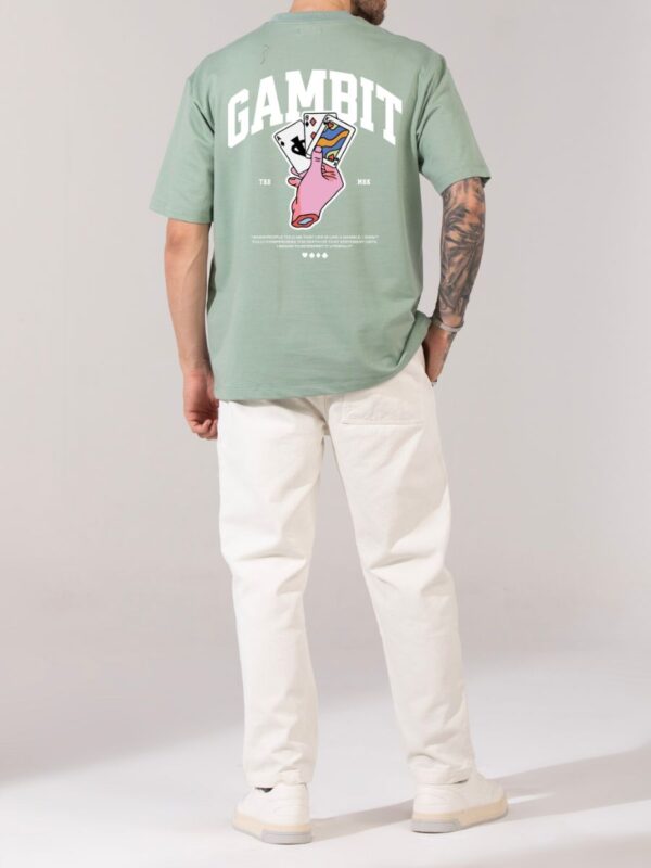 GAMBIT Men Sage G Oversized T-shirt