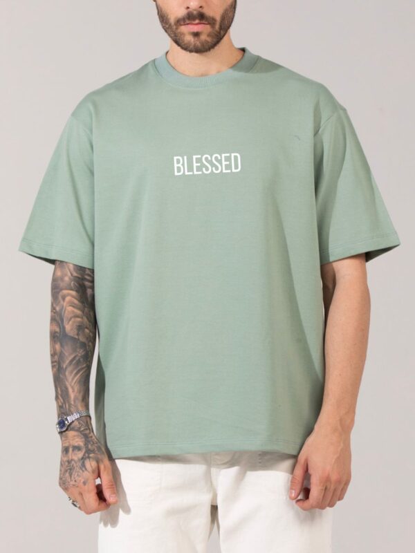 BLESSED Men Sage G Oversized T-Shirt