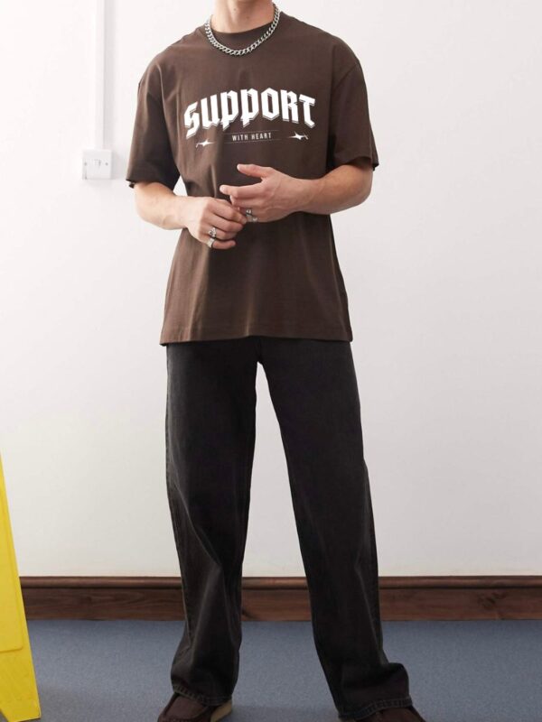SUPPORT Men Brown Oversized