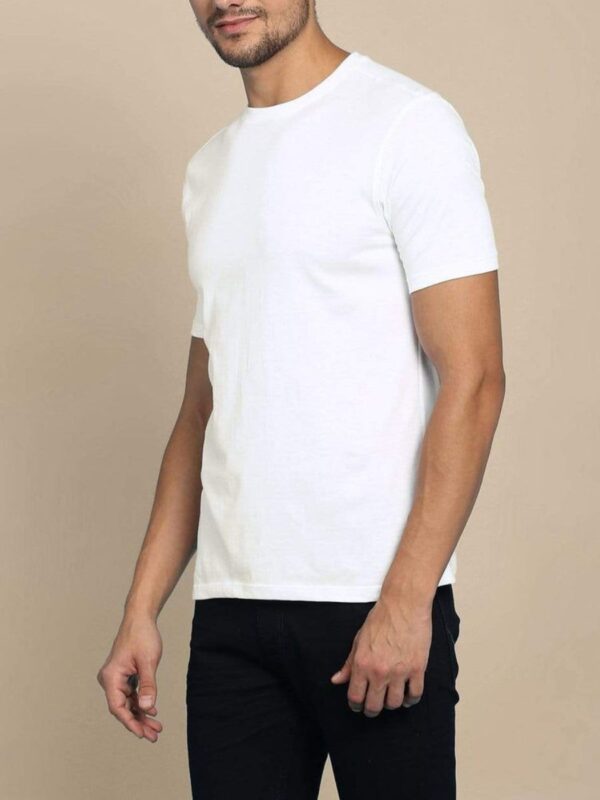 WHITE Classic-Fit T-Shirt for Men