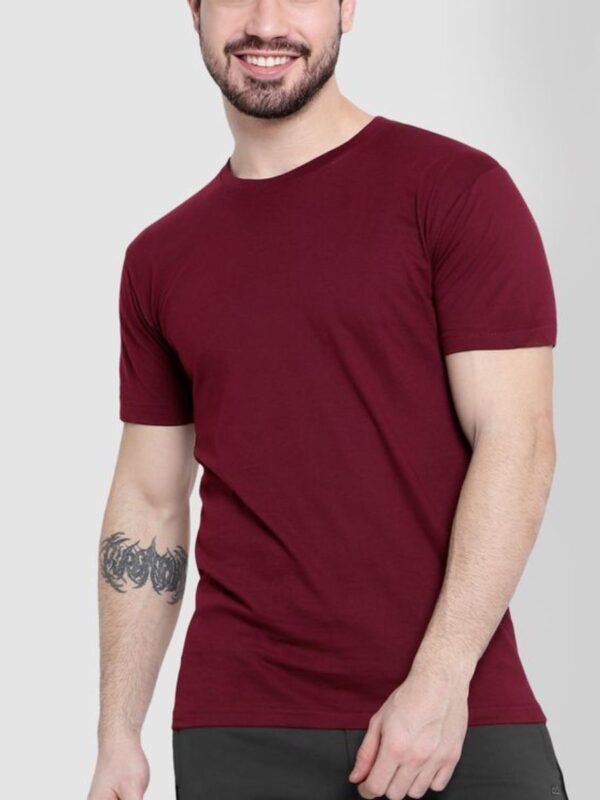 MAROON Classic-Fit T-Shirt for Men