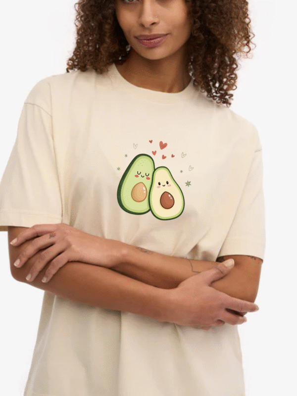 Beige "Avomie" oversized tee