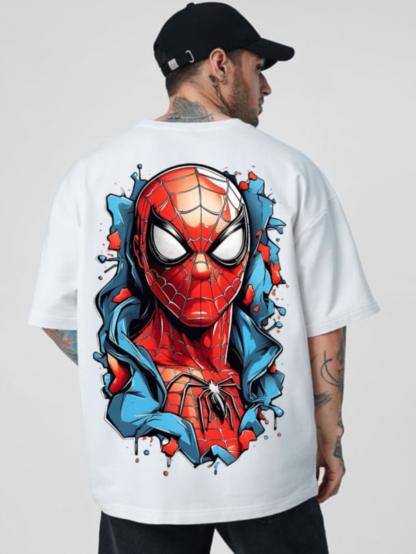 "SpiderverseSaga" Men Oversized Tee
